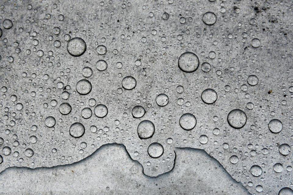 WATER RESISTANT CONCRETE to show protect from water